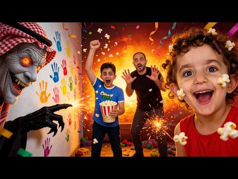الشايب تحكم ورسم و طبع على الحيط بشورة هوم