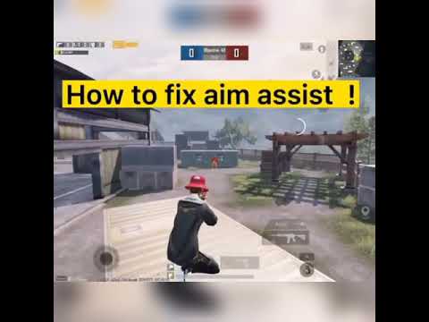 How to fix Aim assist in pubg mobile #shorts #pubg