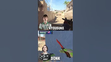 DONK vs KYOUSUKE Mirage  #knifex #counterstrike2 #cs2 #csgo #cs2clip #donk #faceit #faceit10lvl