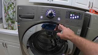 LG Washer Troubleshooting: No High Speed Spin & Service Mode