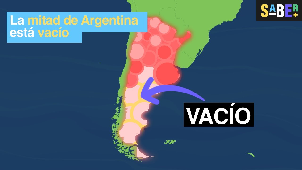 ¿Por qué la mitad de Argentina está "vacía”? 🇦🇷