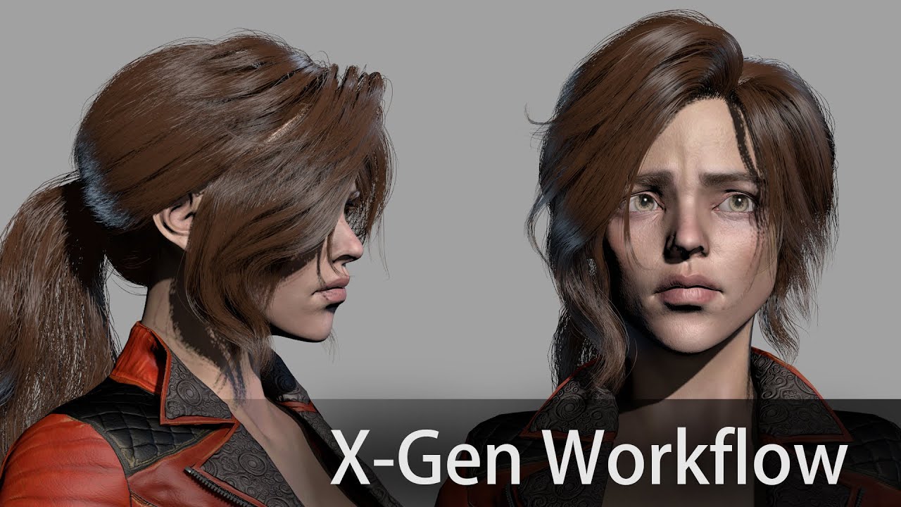 Xgen Hair 14 Material and Interactive Grooming YouTube