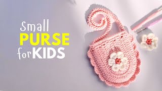 How to crochet a purse for little girl – Kids Purse