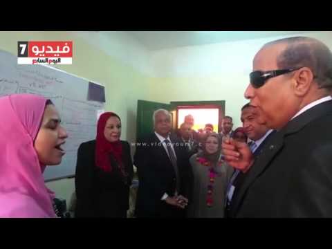 بالفيديو محافظ القاهرة يتفقد غرفة الحاسب الآلى بمدرسة جمال عبد الناصر ويطالب بتوصيل الانترنت