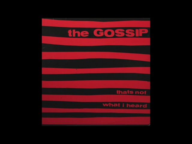 gossip ゴシップ レコード Gossip - That's Not What I Heard - YouTube