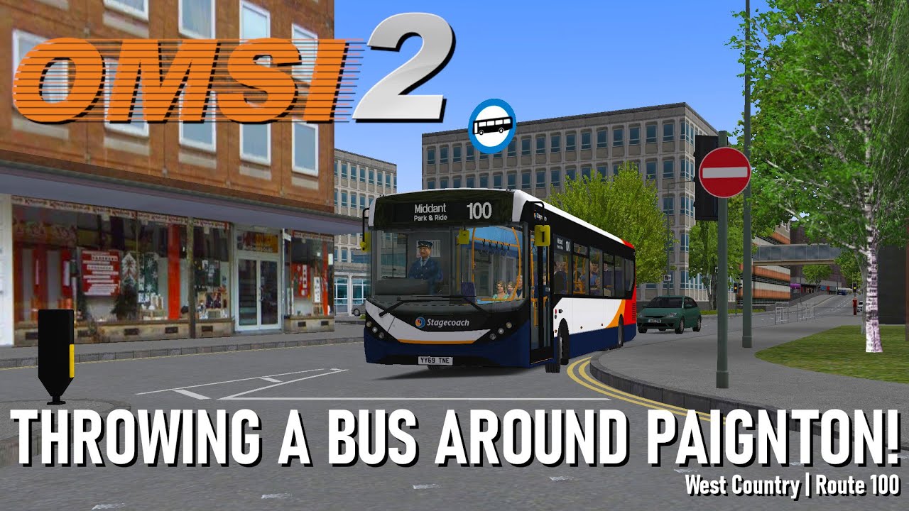 I drove a bus on the wrong side of the road in OMSI 2! - YouTube
