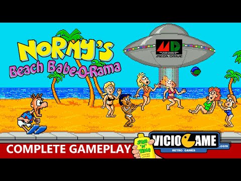 🎮 Normy's Beach Babe-O-Rama (Mega Drive) Complete Gameplay