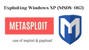 Exploiting Windows XP MS08–067 using Metasploit