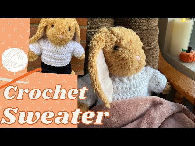 How to Crochet a Sweater for a Stuffed Animal 