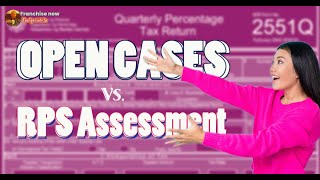 ⁣Return Processing System RPS assessment vs. Open Cases and non payment taxes & penalties RMC 7-2