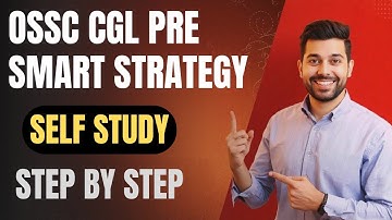 OSSC CGL Prelims Preparation Strategy 2025 | Self Study Step by Step Plan