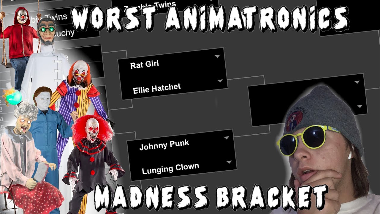 The WORST Animatronics Of All Time MADNESS BRACKET | THE WORST PROPS EVER