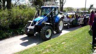 Lesley's and John's wedding transport