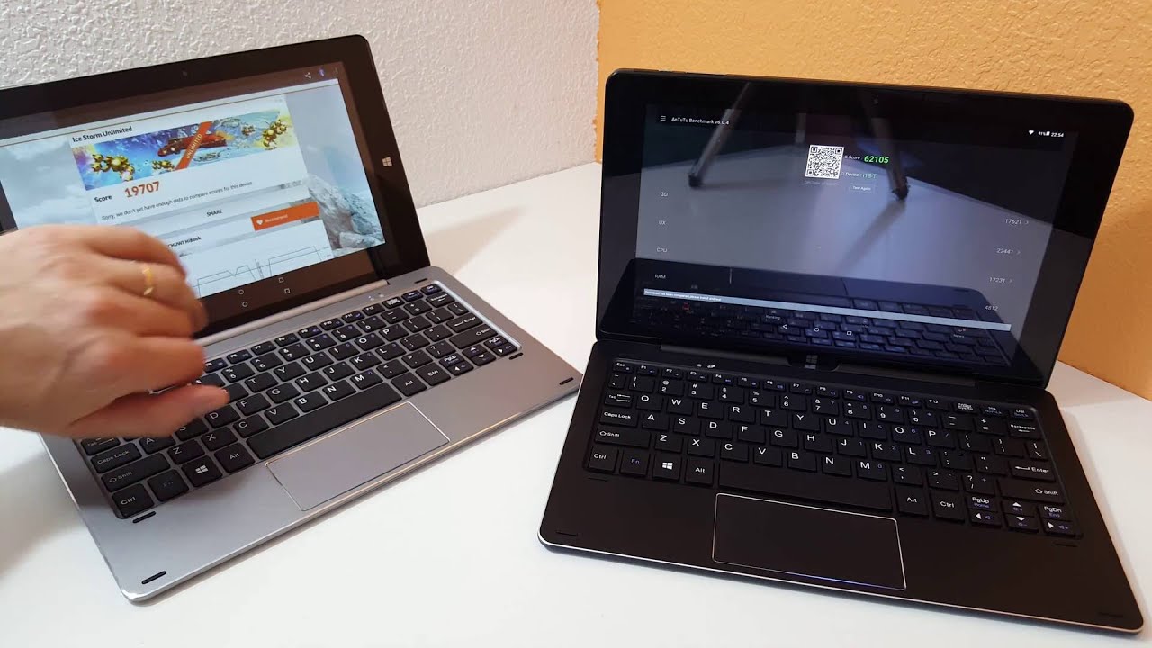 Chuwi HiBook Vs Cube iWork10 Ultimate Comparison - YouTube