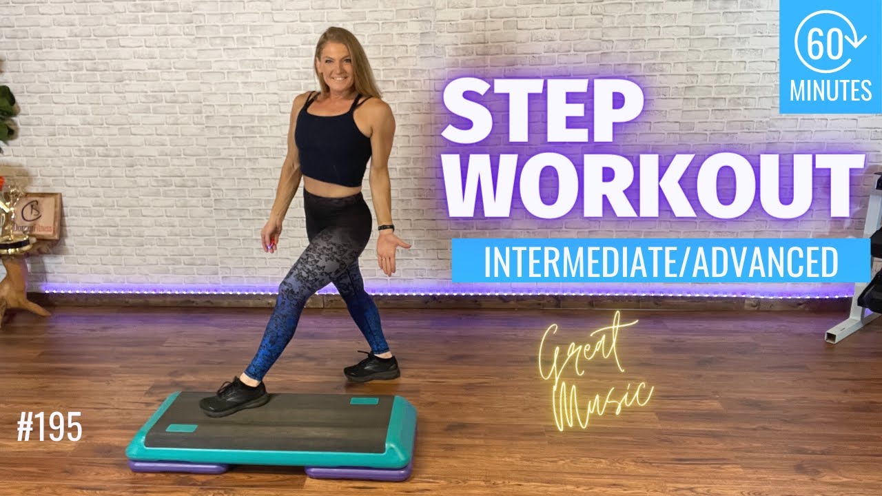 THE BEST of STEP Aerobics Intermediate to Advanced Workout 195 YouTube