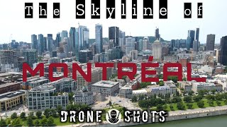 The SKYLINE of Montréal || Downtown MONTRÉAL Quebec || 4K Aerial Shots || 2023