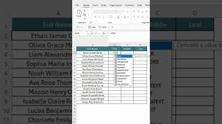 TEXTSPLIT Function in Excel