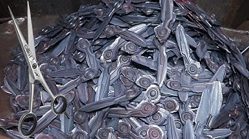 Complete Manufacturing Process Of Hair Cutting SCISSORS In Factory