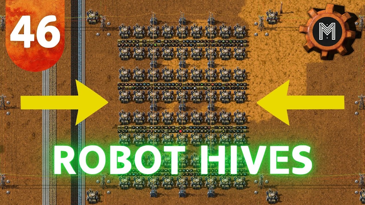 Fixing Robot Travel and Storage | 46 | Factorio Space Age - YouTube