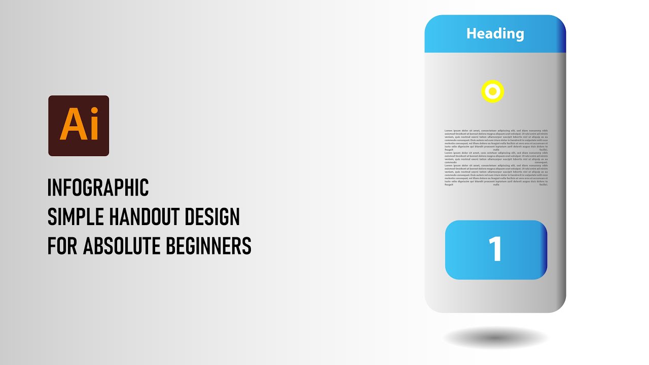 How to Design a Handout Infographic in Adobe Illustrator?