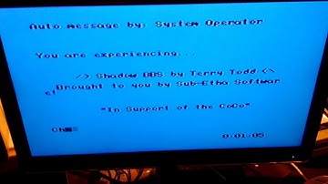 Signing into a 1990 BBS in 2019