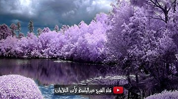عبدالباسط عبدالصمد، تلاوة تأخذك بعيداً عن ضجيج الحياة..