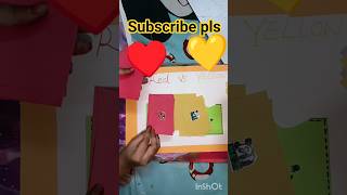 diy paper game part7 yellow 💛/♥️ red #art #trending #viral #short