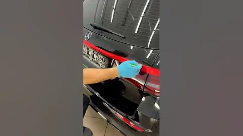 Red Chrome Trim Wrap | Mercedes E-Class Wagon