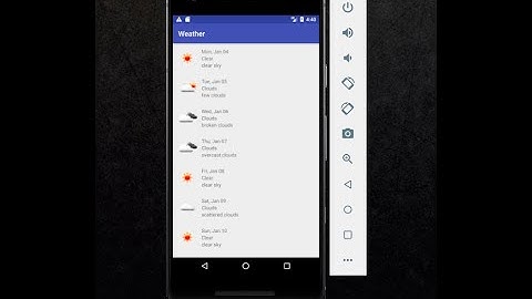 Weather App Android  Forecast 8 days