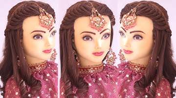 2 Beautiful Diwali hairstyles l Front Bridal hairstyles l hairstyle girl l Elegant party hairstyles