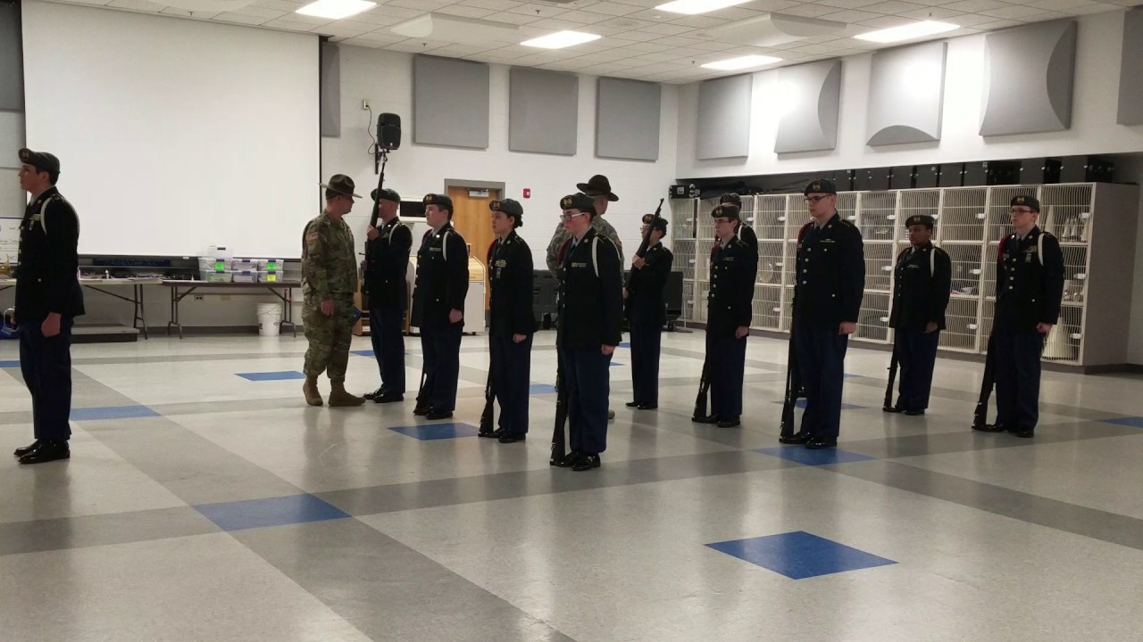 JV Platoon Inspection- Brigade Drill Meet 2017 - YouTube