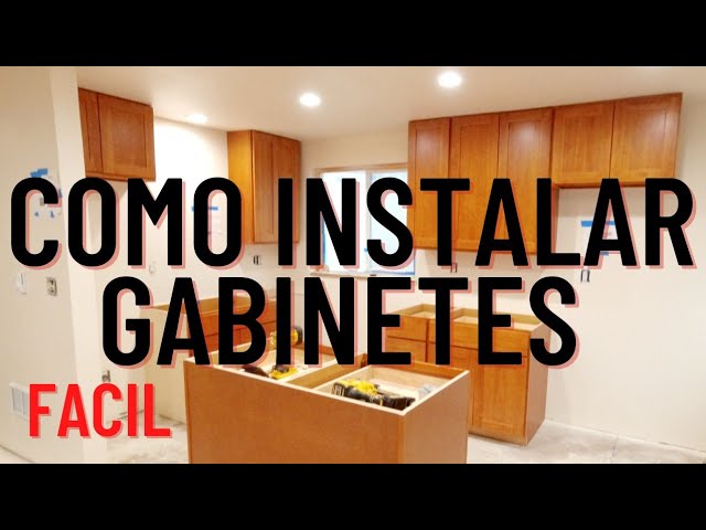 INSTALACIÓN DE COCINA: Nivelar y fijar módulos a la pared - ZentroKit