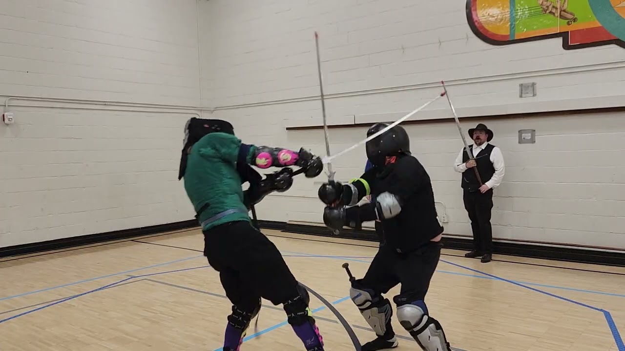 Evergreen open longsword elims Cameron v Erik