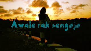 Lirik lagu Awale rak sengojo