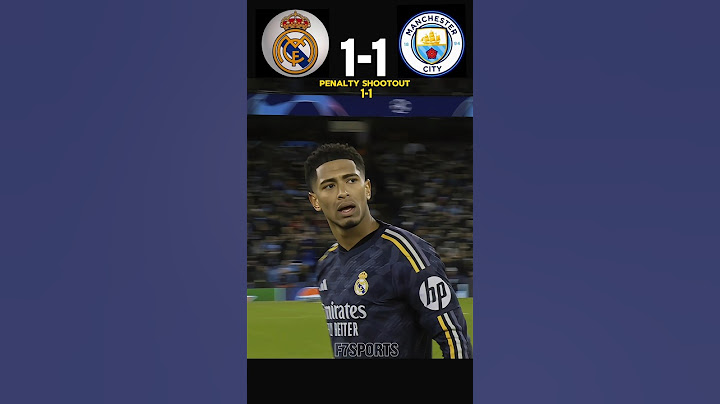 Real Madrid vs Manchester City UCL 2023
