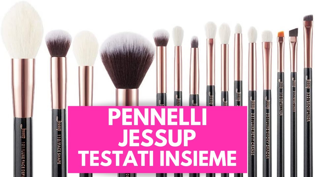 Pennelli make-up JESSUP: li TESTIAMO insieme 