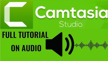 Camtasia 2025 tutorial | Training in audio features including AI noise removal