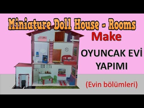 EVİN BÖLÜMLERİ MAKET YAPIMI / İngilizce için model ev