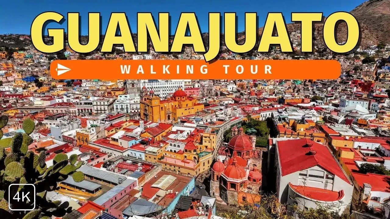 Exploring Guanajuato City, Mexico｜4K Walking Tour with Captions