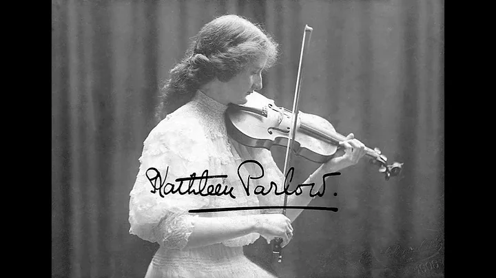Kathleen Parlow (violin) - Melodie (Tchaikovsky) (...