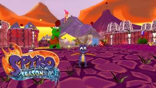 Spyro: Season of Ice - Lava Prairie PS1 Style Remake!