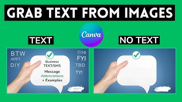 Canva HACK: Extract & Edit Text from Images (Grab Text Magic) 2024