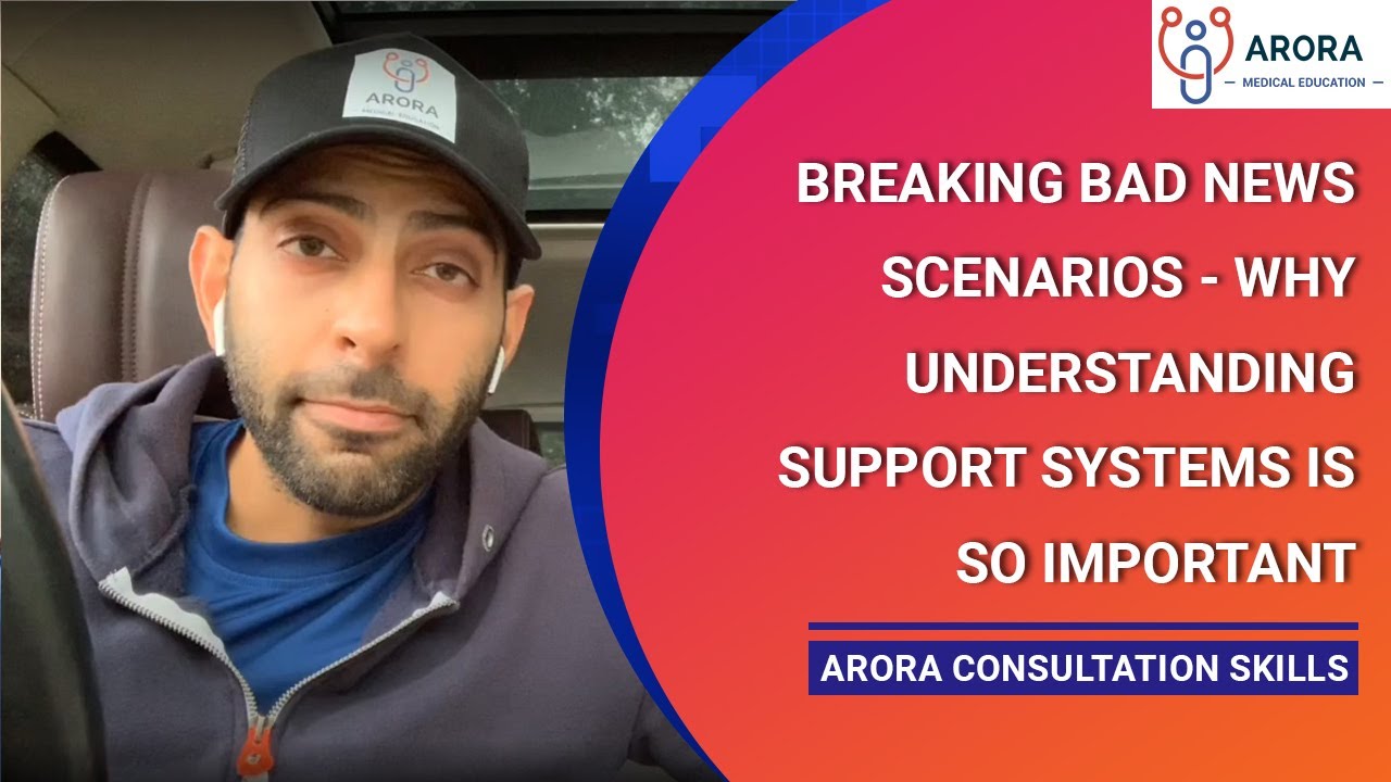 Breaking Bad News Scenarios - why understanding Support Systems is so ...
