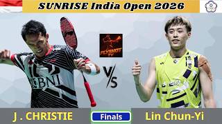 Jonatan Christie vs Lin Chun Yi | India Open 2026 Final Full Match