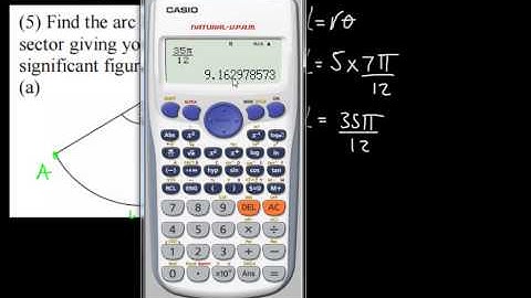 C2 - Radian Measures 2 - Arc Length - Core 2 AS maths - Edexcel OCR
