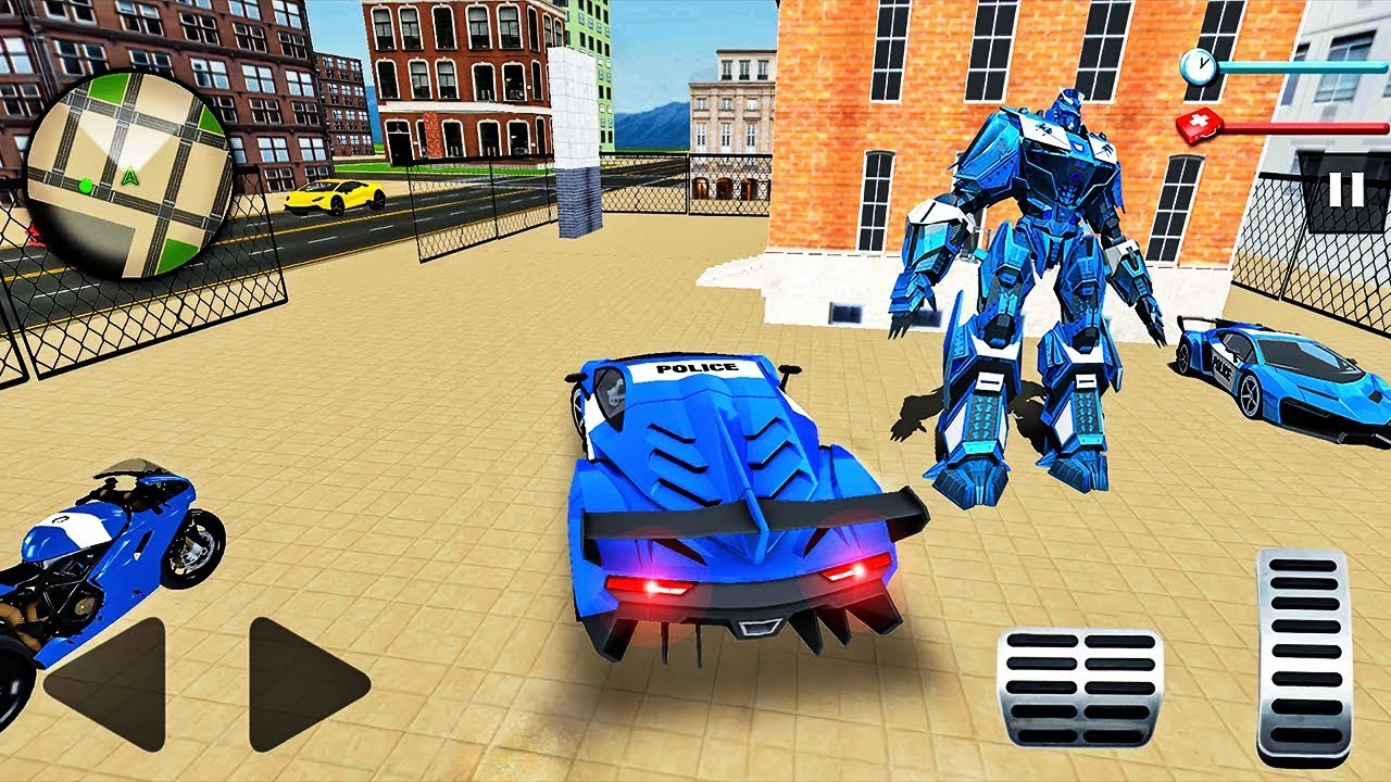 Stillehavsøer klatre Picasso US Police Robot Car Game - Police Plane Transport - Android Gameplay -  YouTube