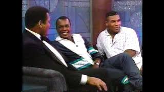 Arsenio Hall Show - Muhammad Ali joined by Mike Tyson & Sugar Ray Leonard - Full interview 1990