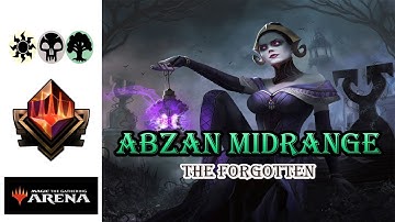 Testing Abzan Midrange Build on Mythic Rank Standard BO3 - MTG Arena
