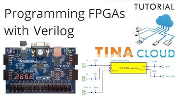 Programming FPGA boards in Verilog with TINACloud