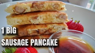One Big Sausage Pancake